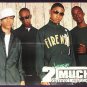 2Much Myles Marcel 3 POSTERS Centerfolds Lot 443A  2Much & Lil J Xavier on back