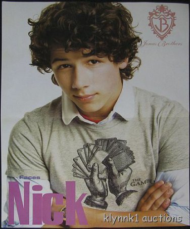 Nick Jonas - 2 POSTERS Centerfolds Lot 2489A more Nick jonas on back