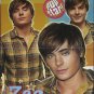 Zac Efron 2 POSTERS Magazine Centerfolds Lot 301A Mitchel Musso on the back