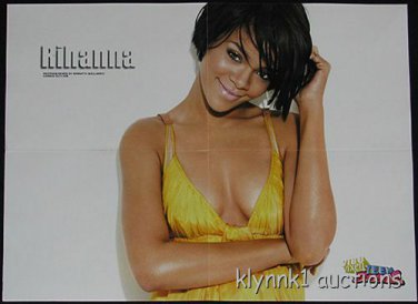 Rihanna 2 Posters Magazine Centerfolds 1561A Corbin Bleu on the back