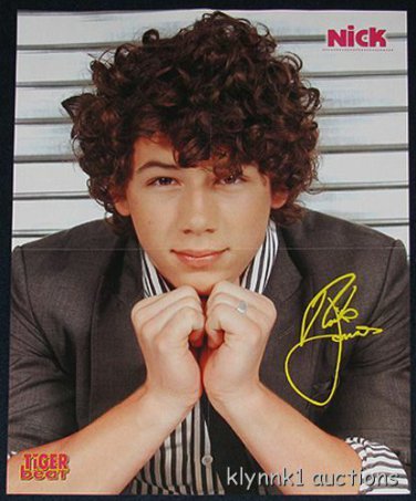 Nick Jonas Brothers Joe - 3 Posters Centerfold Lot 1509A Demi Lovato on the back