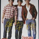 Jonas Brothers - 3 POSTERS Centerfold Lot 1644B Taylor Lautner on back