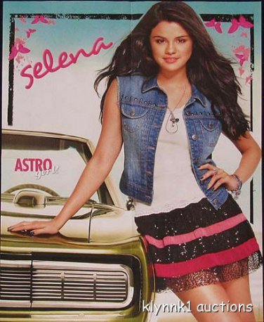 Selena Gomez 2 POSTERS Centerfolds Lot 3091A Twilight Cast, Team Edward Bella