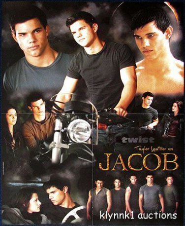 Taylor Lautner Jacob 3 POSTERS Centerfolds Lot 2712A Selena Gomez on the back
