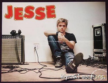 Jesse McCartney 2 POSTERS Centerfolds Lot 625A Dylan & Cole Sprouse on the back