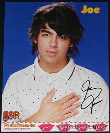 Joe Jonas Brothers 2 Posters Centerfold Lot 1519A Demi Lovato on back