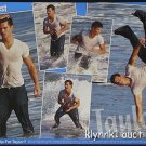 Taylor Lautner Wet T-shirt 4 POSTERS Centerfolds Lot 1887A Justin Bieber on back