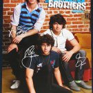 Joe Nick Jonas Brothers -2 POSTERS Centerfolds Lot 1549A Kevin Jonas on back