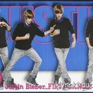 Justin Bieber - 3 POSTERS Centerfold Lot 1707A Miranda Arianna Bieber on back