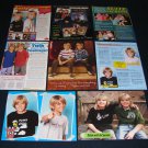 Dylan Cole Sprouse 24 Full page Magazine clippings Pinups Lot DC402 Suite Life Brenda Song