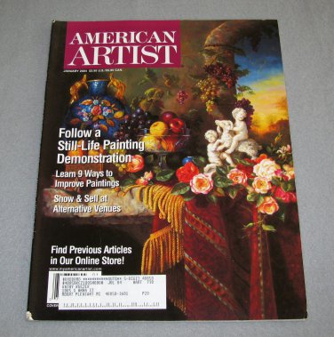 American Artist January 2004 Still Life painting 9 ideas improve your painting