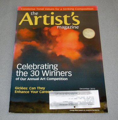 The Artist's Magazine December 2013 condensed tonal values striking composition