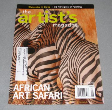 The Artist's Magazine June 2016 African Safari Art 10 Principles of Painting