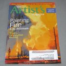 The Artist's Magazine March 2015 Painting Fire Portrait Control Watercolor
