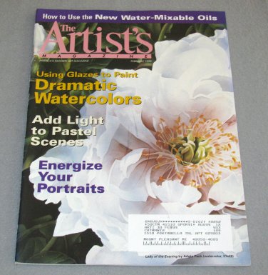 The Artist's Magazine February 1999 Dramatic Watercolors Energize your Portraits