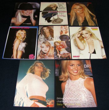 Britney Spears 16 Full Page Magazine clippings - Pinups Articles Lot B812