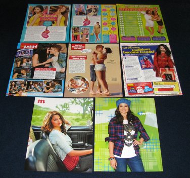 Selena Gomez 64 Full Page Magazine clippings Pinup Articles Lot G505