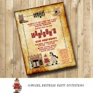 Cowgirl Western Birthday Party Invitations Custom Printable Personalized Digital Invitation