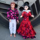 Handmade Barbie & Ken Valentine Heart Set Fancy