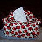 Handmade Red Apple Couch Tissue Box Cover