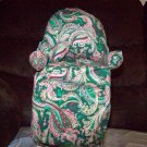 Handmade Green Paisley Chair Tissue Box Cover