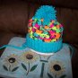 Hand Crocheted Hat For Kids In Blacklight