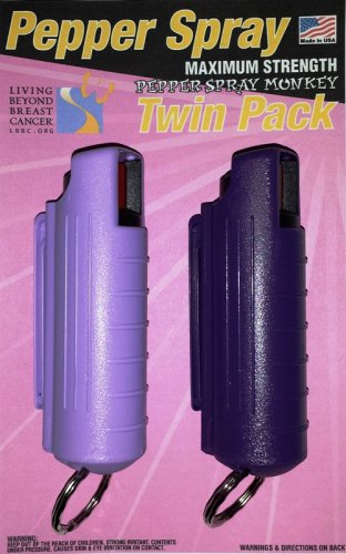 Twin Pack Pepper Spray - Lavender & Purple SPORT
