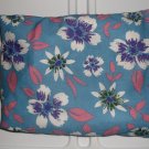 Blue with Pink and Purple Floral Corn Bag Heat Pack