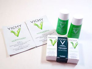 Vichy Normaderm set 6 Night detox purifying gel masque lotion