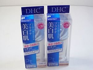 DHC Plantinum White Lasting White Liquid Foundation SPF30 PA++ Japan