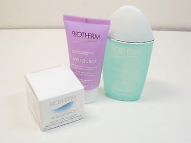 Biotherm set Aquasource cleansing melting gel lotion gel