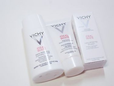 Vichy Ideal White foam lotion emulsion set latest version