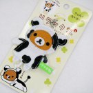 San X Rilakkuma Relax Bear telephone strap 4 black grey