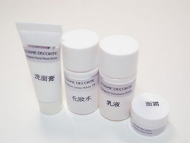 Cosme Decorte Cellgenie white ER set 3 wash cream lotion emulsion 2015 newest