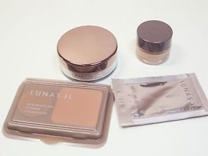 Lunasol set skin modelling cream foundation loose powder bb cream