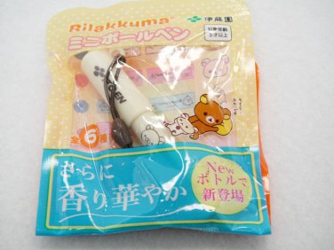 San X Rilakkuma Relax Bear Mini Ball Pen 3 black bag