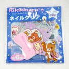 San X Rilakkuma Relax Bear Nail File 3 purple star