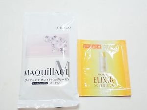 Maquillage Powder Foundation OC10 and Elixir UV Essence SPF30