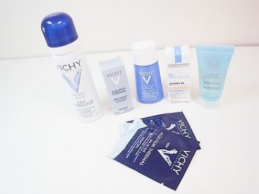 Vichy set eau thermale spray refreshing water night spa moisturiser UV