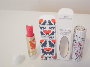 Paul & Joe Lipstick CS 104 Persian Pink with limited case CS 37