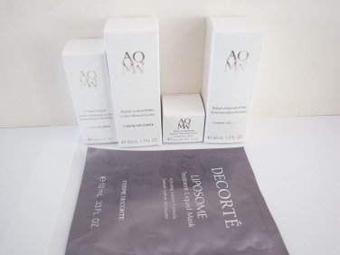 Cosme Decorte AQMW Whitening set lotion emulsion mask