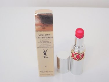YSL Volupte Tint-in-Balm #6 Touch Me Red Yves Saint Laurent lipstick