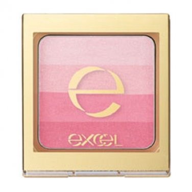 Sana Excel Cheek Color GC03 Blossom Pink new with brush