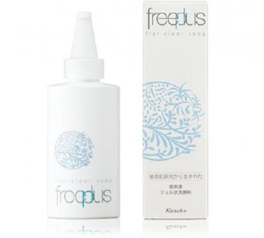 Kanebo Freeplus Flat Clear Soap 100ml gel cleanser sensitive skin
