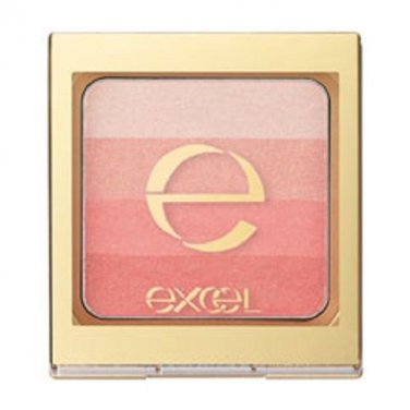 Sana Excel Cheek Color GC02 Apricot Peach new with brush