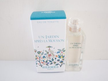 Hermes Un Jardin Apres La Mousson eau de toilette 7.5ml mini size new in box