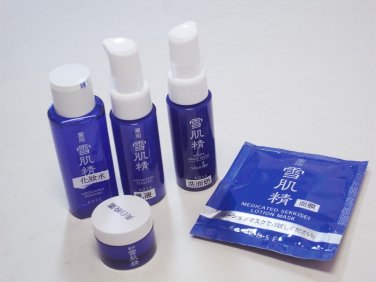 Medicated Sekkisei set lotion milky wash emulsion mask cream