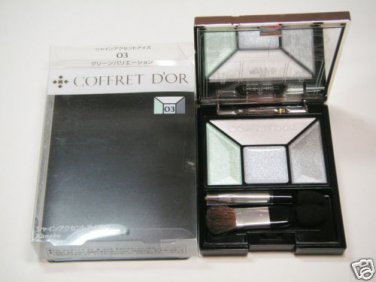 Coffret D'or Shine Accent Eye  #3 green Kanebo