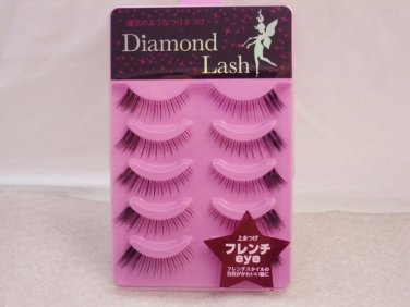 Diamond Lash Pink #5  Upper Eyeline 5 pairs new false eyelash