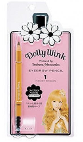 Koji Dolly Wink Eyebrow Pencil #1 honey brown tsubasa masuwaka